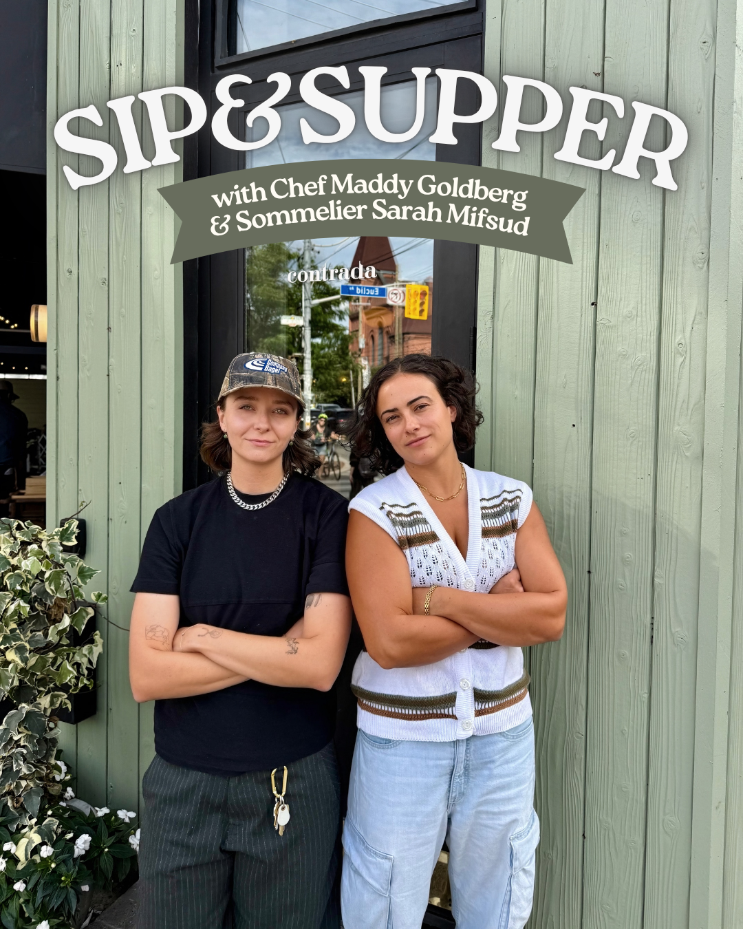 Sip and Supper with Chef Maddy Goldberg and Sommelier Sarah Mifsud