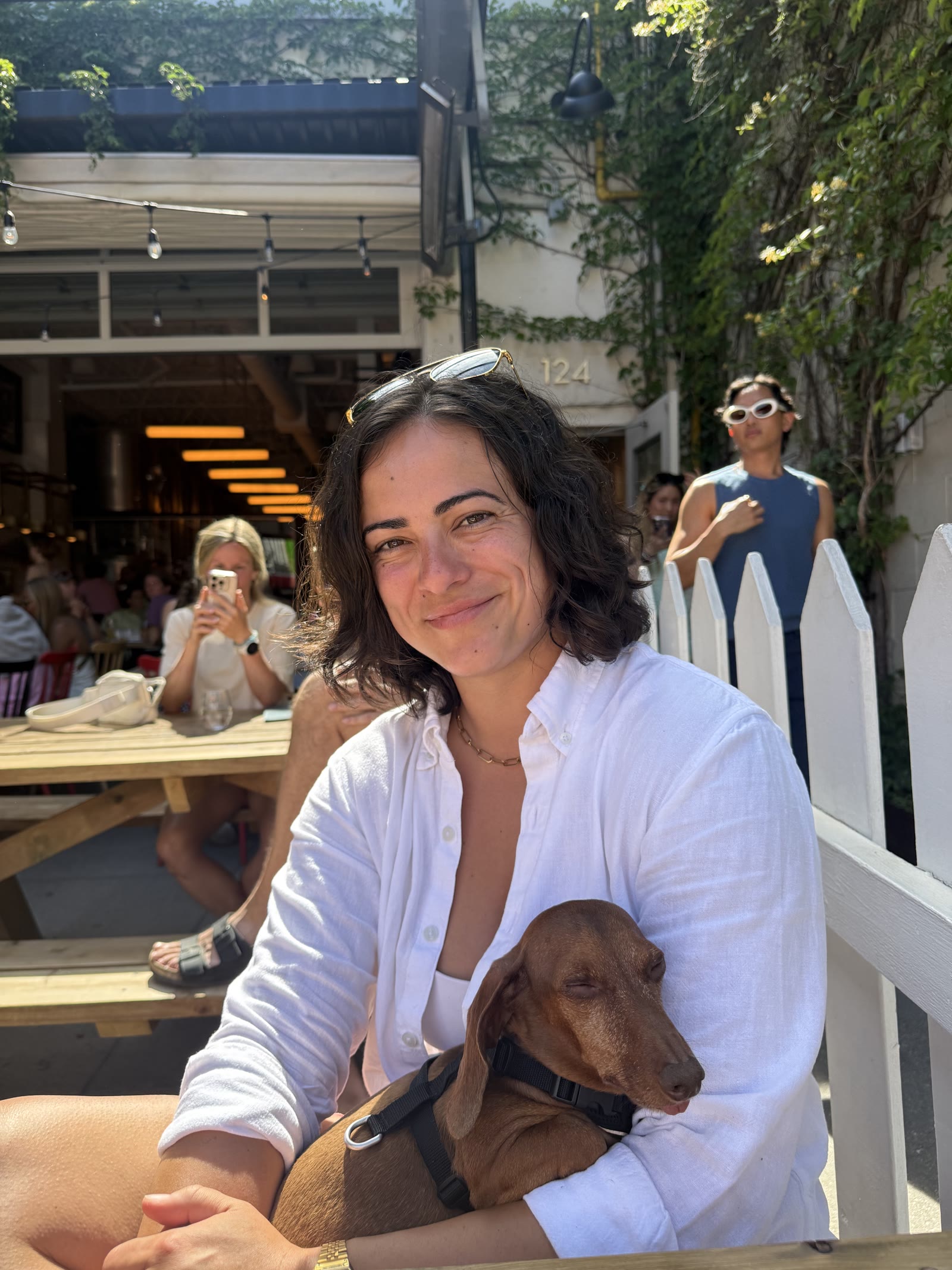 Sarah Mifsud in natural summer light